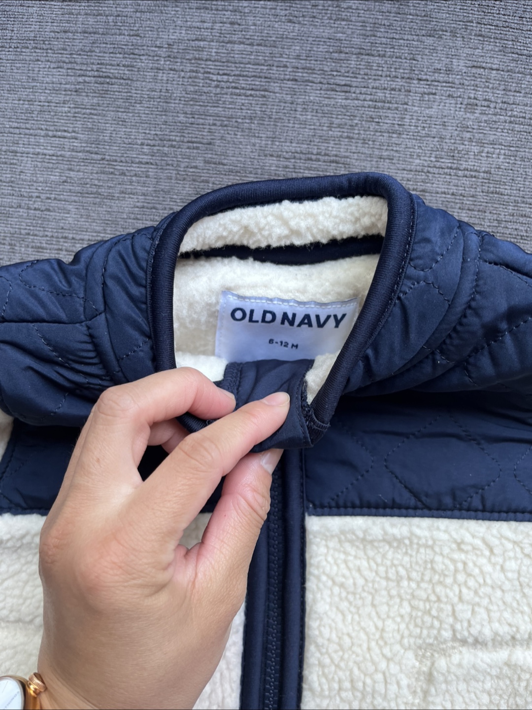 Old Navy 6-12 month Sherpa jacket - photo 2
