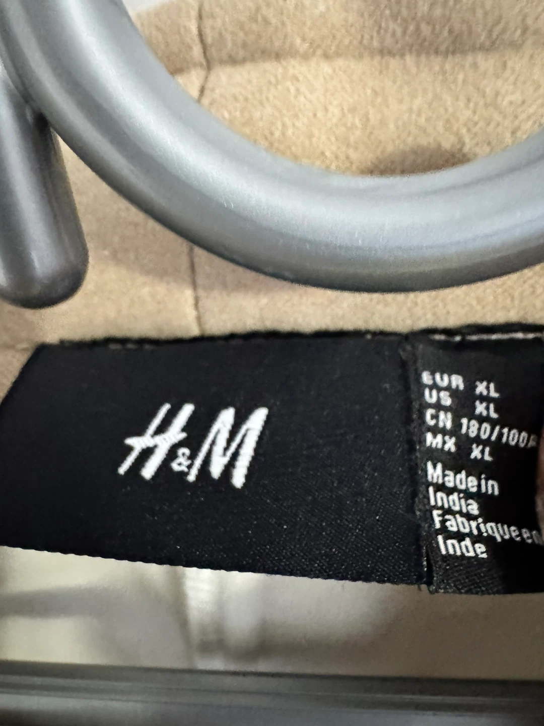 H&M Fleece Cargo Joggers Beige (XL) - photo 3
