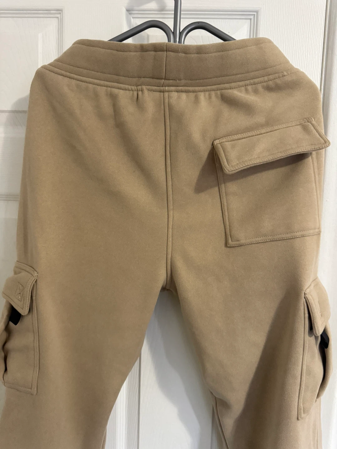 H&M Fleece Cargo Joggers Beige (XL) - photo 5