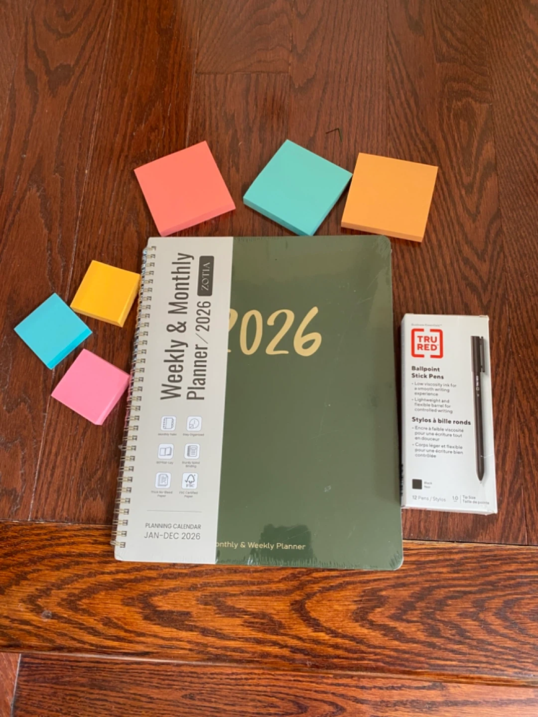 ZOTIA 2026 Planner and Office Supplies
