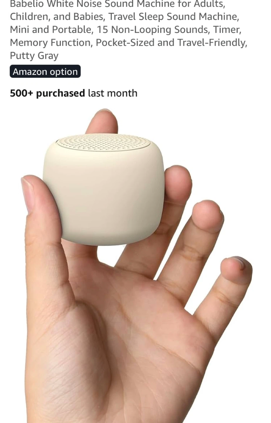 Babelio White Noise Sound Machine - photo 3
