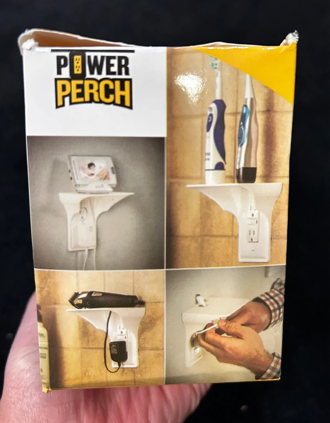 Power Perch Outlet Shelf for Electronics - photo 2