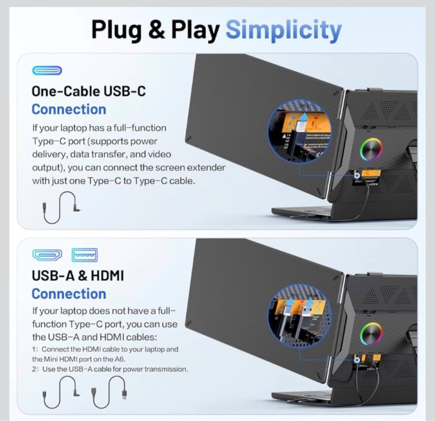 14" 1080P FHD IPS Portable Monitor - photo 5