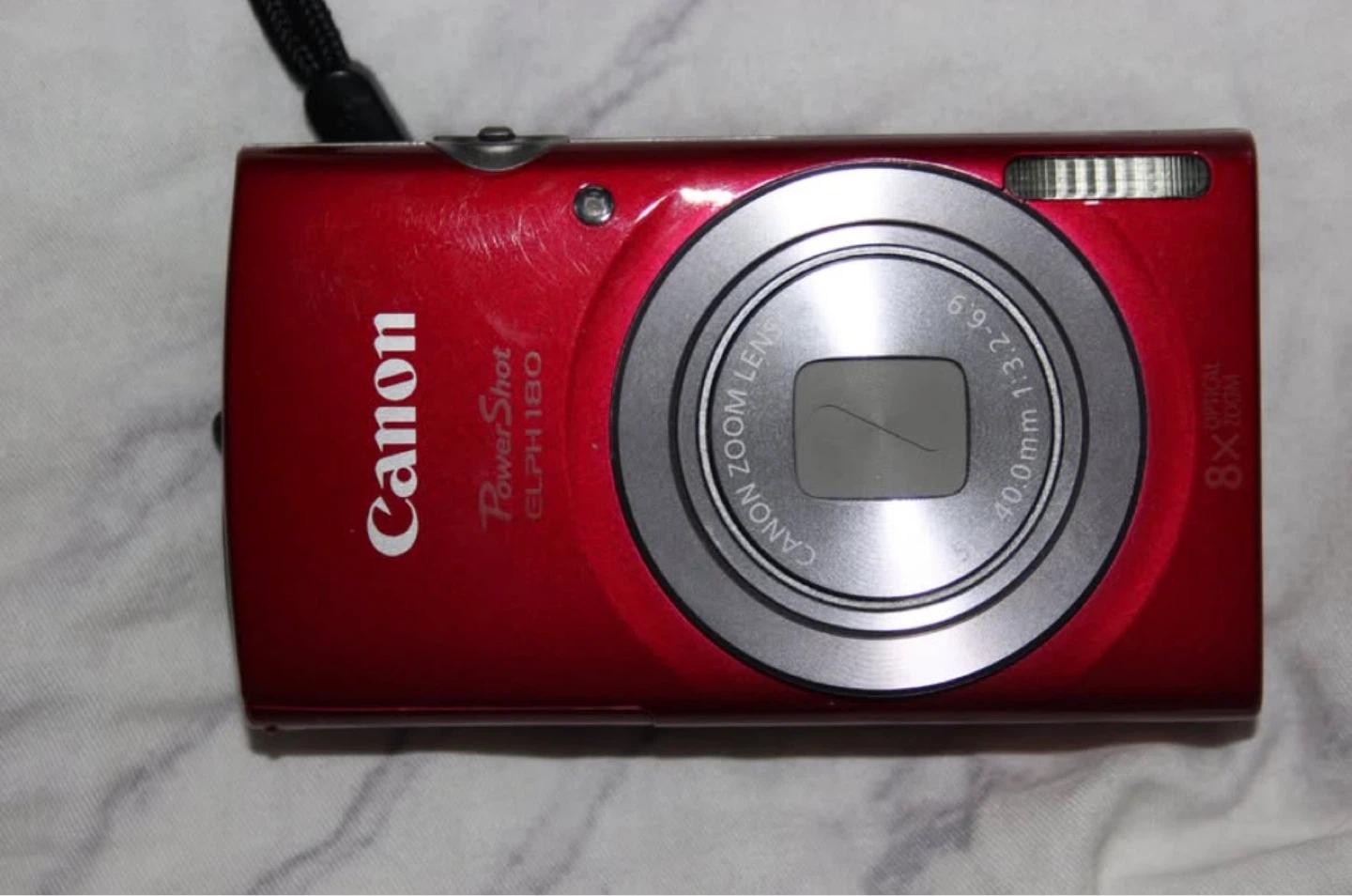 Canon PowerShot ELPH 180 Red Digital Camera - photo 3