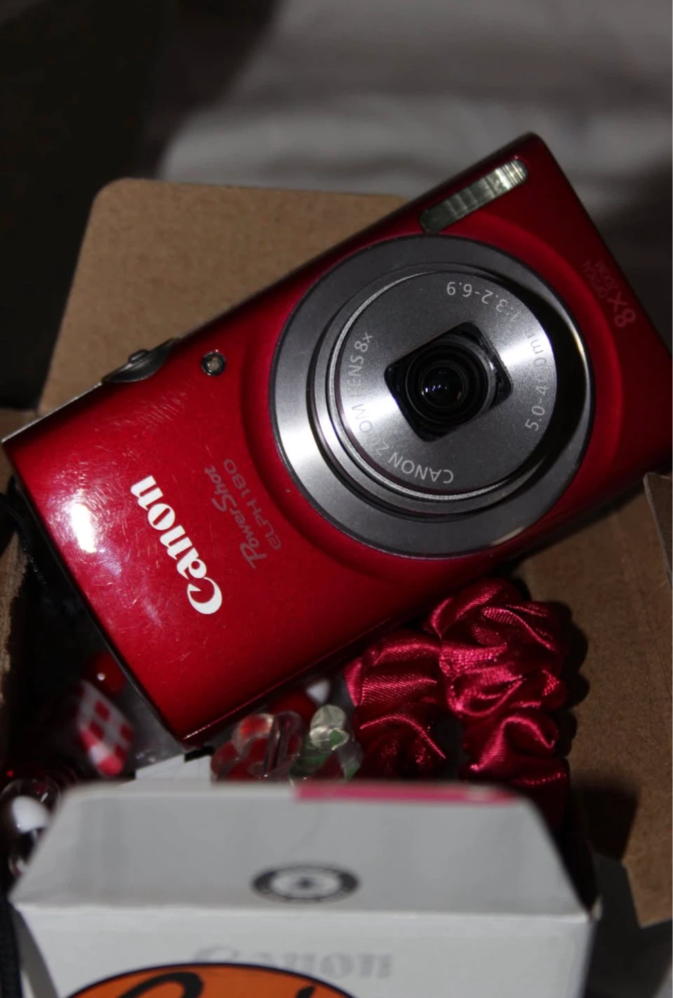 Canon PowerShot ELPH 180 Red Digital Camera - photo 2