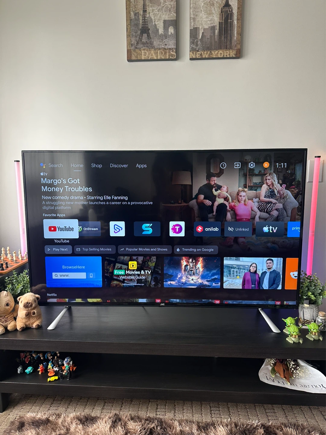 JVC 55" Class 4K UHD LED Smart TV
