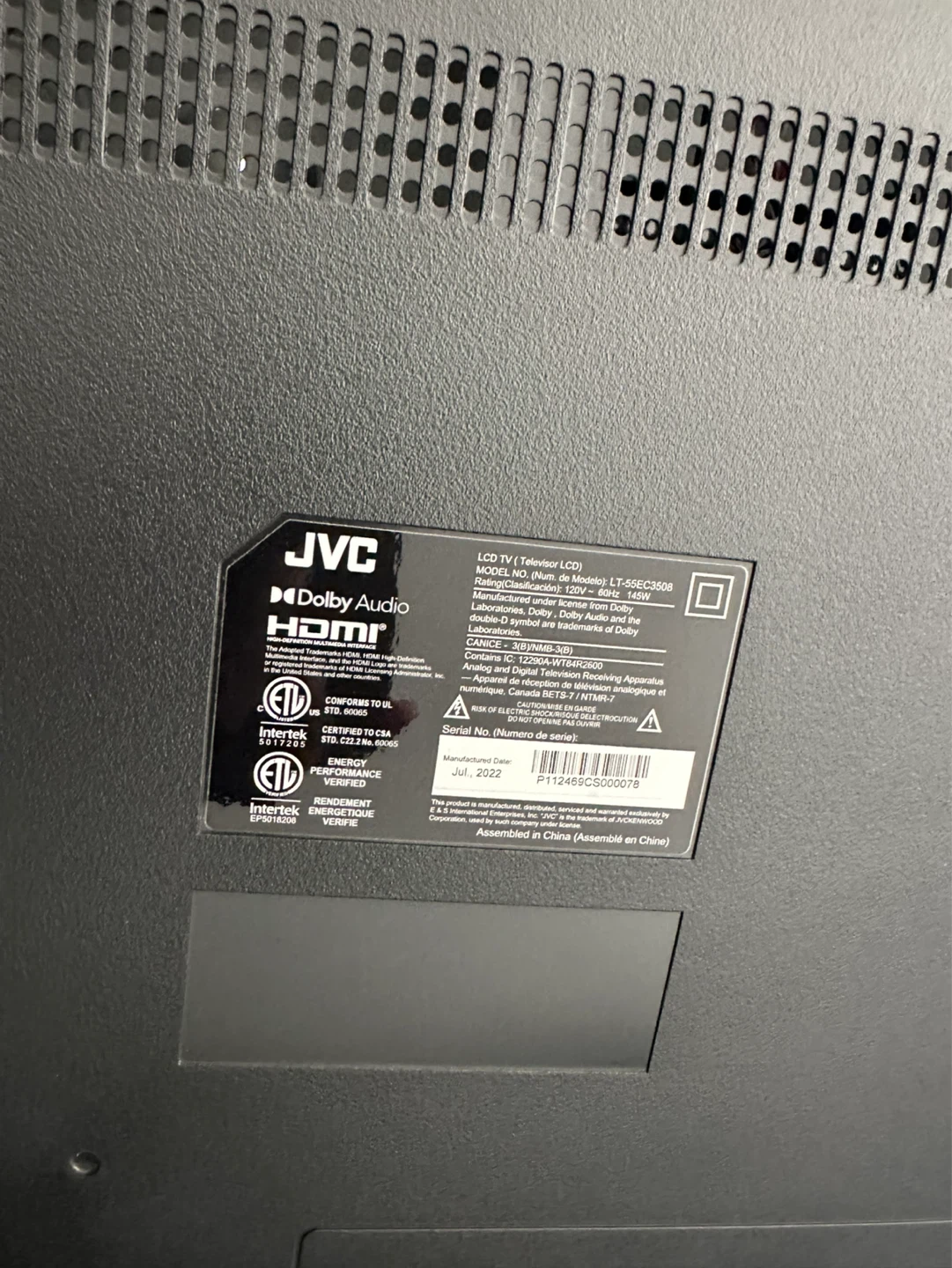 JVC 55" Class 4K UHD LED Smart TV - photo 4