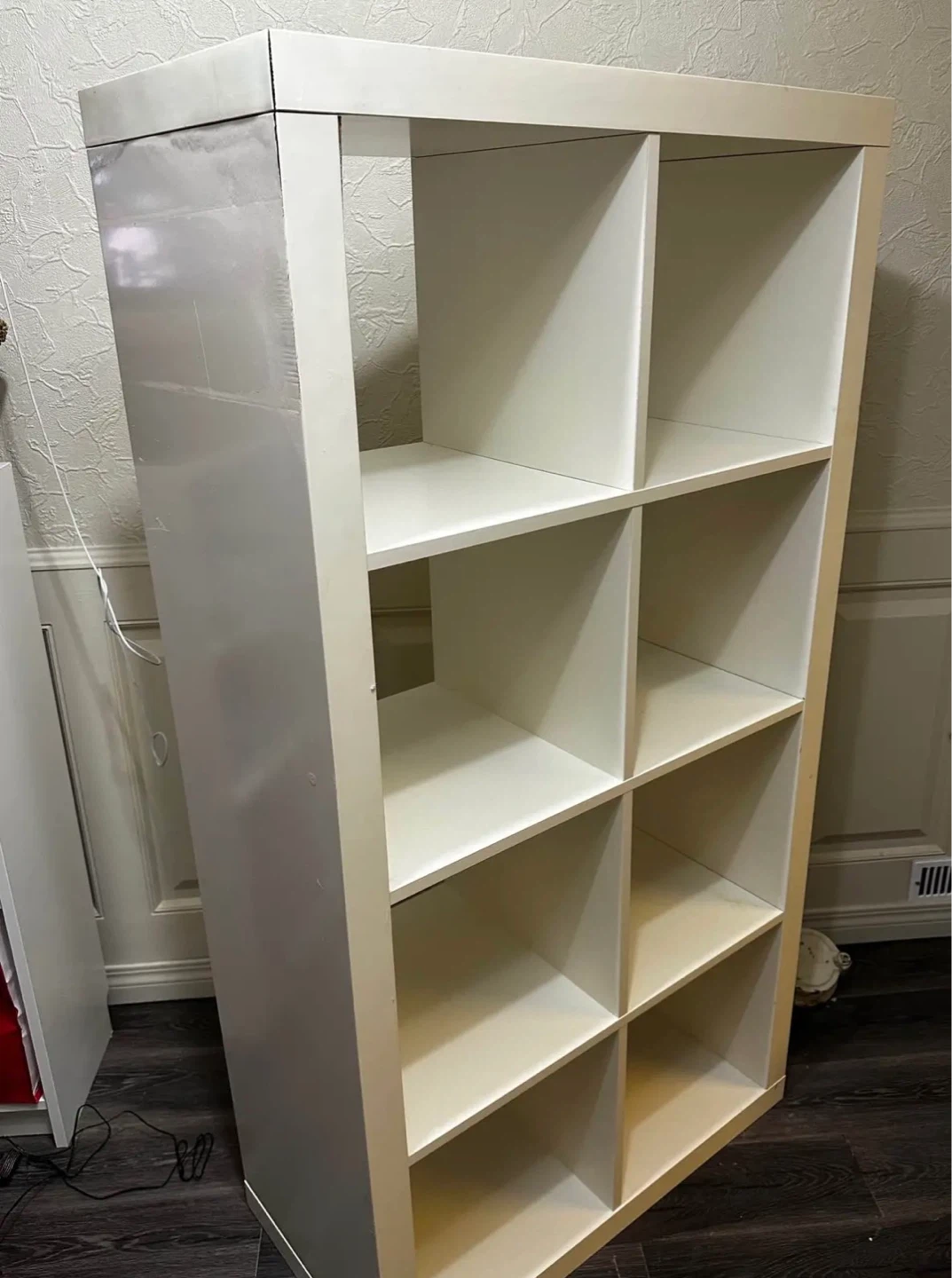 IKEA Kallax White 8-Cube Storage Shelf - photo 2