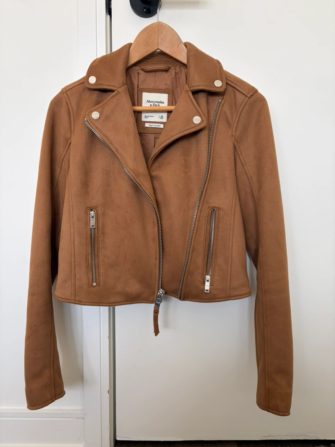 Abercrombie & Fitch Suede Moto Jacket