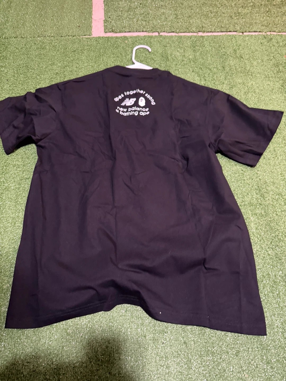 A Bathing Ape x New Balance T-Shirt Black Size M - photo 2