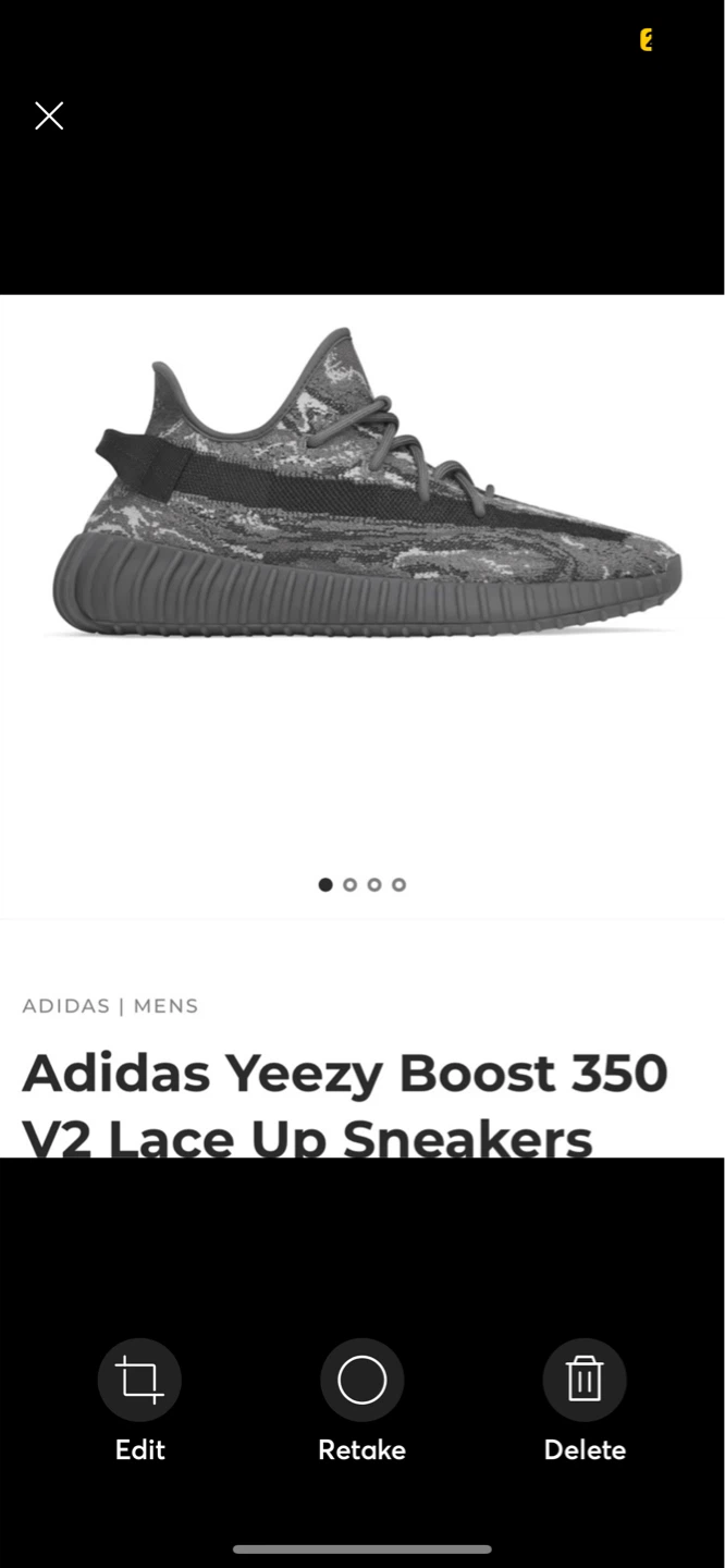Adidas Yeezy Boost 350 V2 MX Dark Salt ID4811 Sneakers Size 7.5