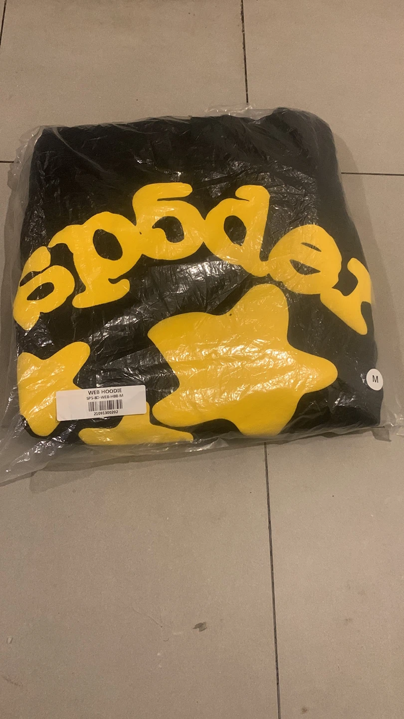 Sp5der Hoodie Black/Yellow - photo 3