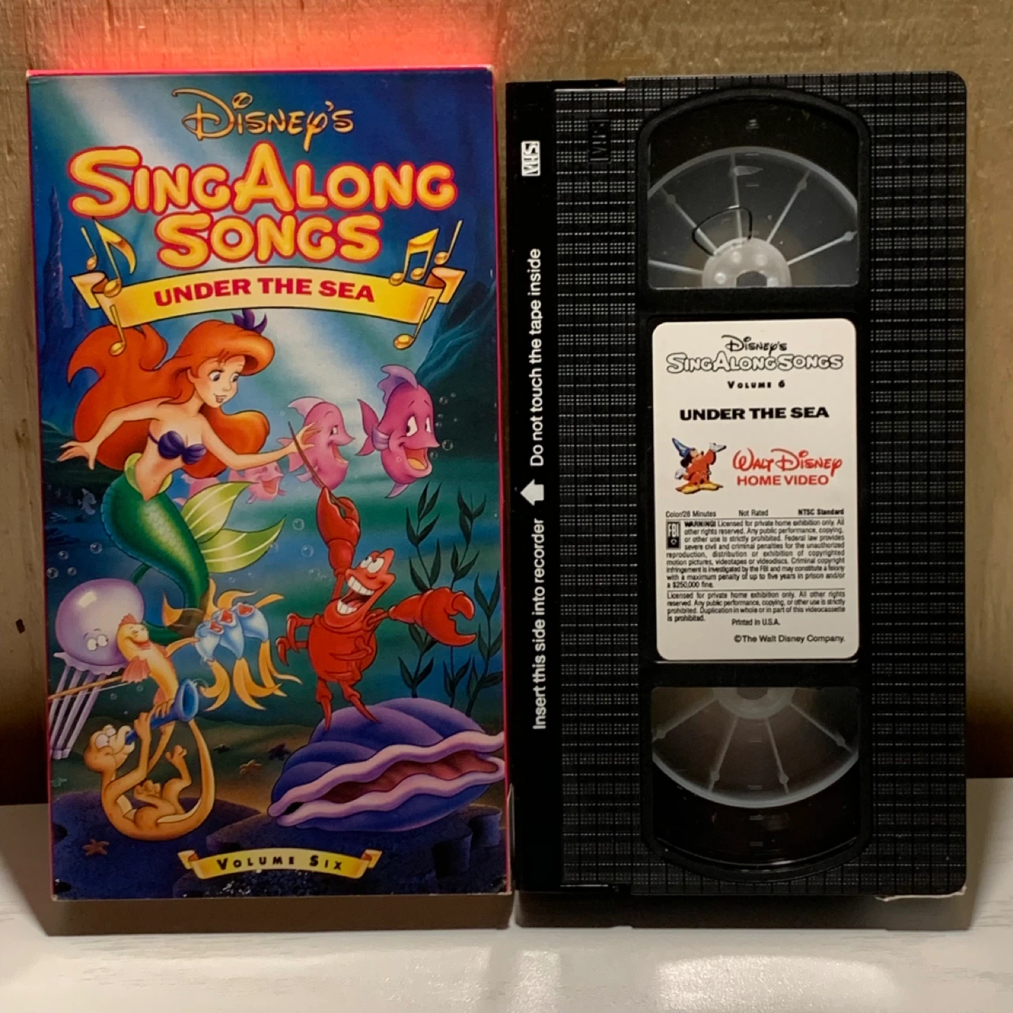 Disney's Sing Along Songs Under The Sea VHS