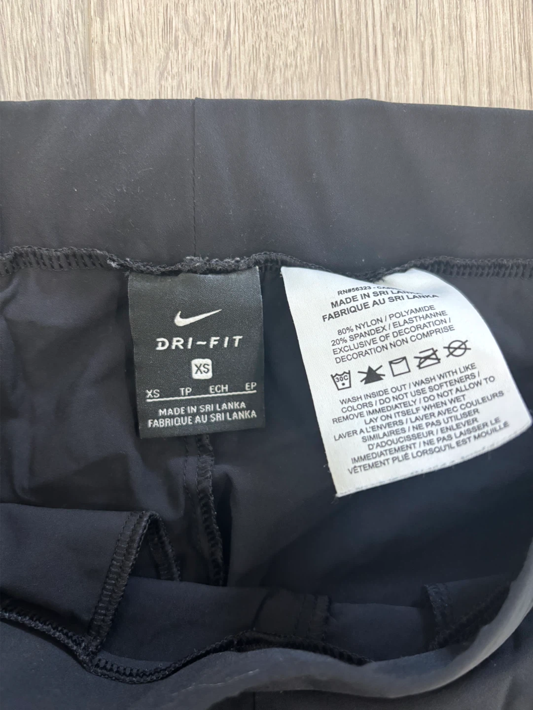Nike Dri-FIT Women's XS Black Pants - photo 2