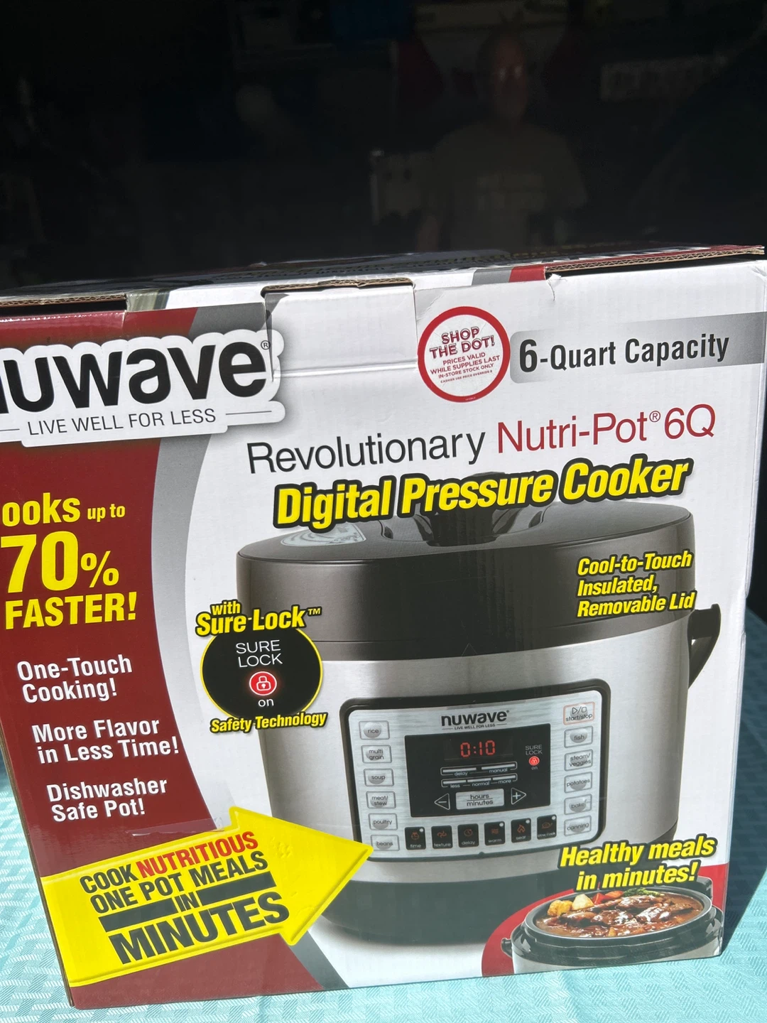 NuWave Revolutionary Nutri-Pot 6Q Digital Pressure Cooker