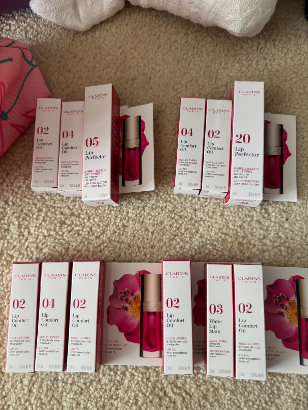 Clarins Lip Oil and Lip Perfector Bundle