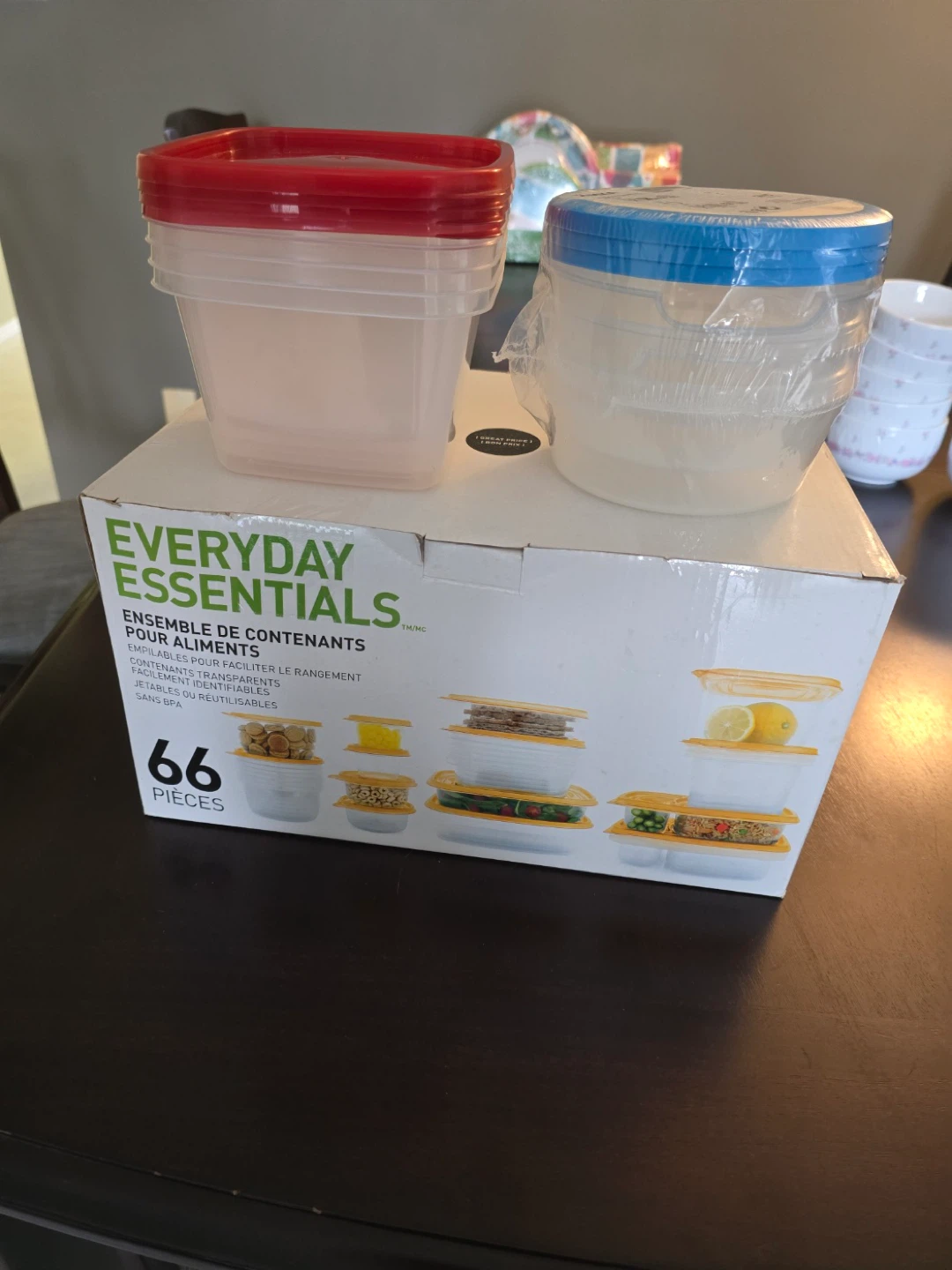 Everyday Essentials Food Storage Containers - 66 Pieces