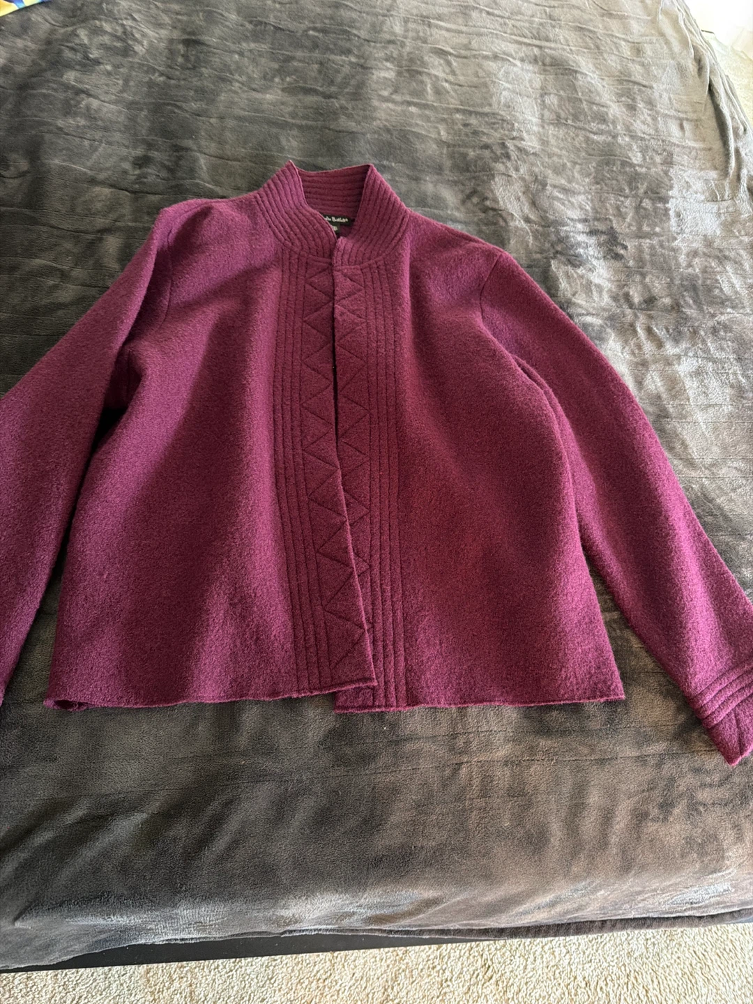 Coldwater Creek Purple Cardigan Jacket