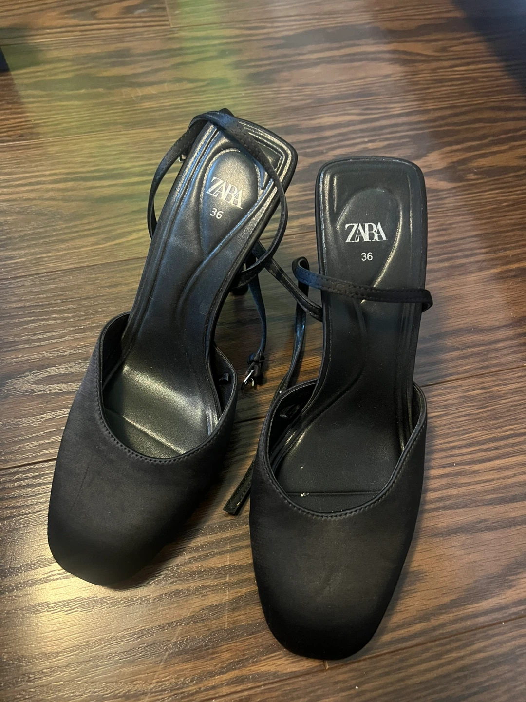 Zara Black Heeled Sandals - photo 3