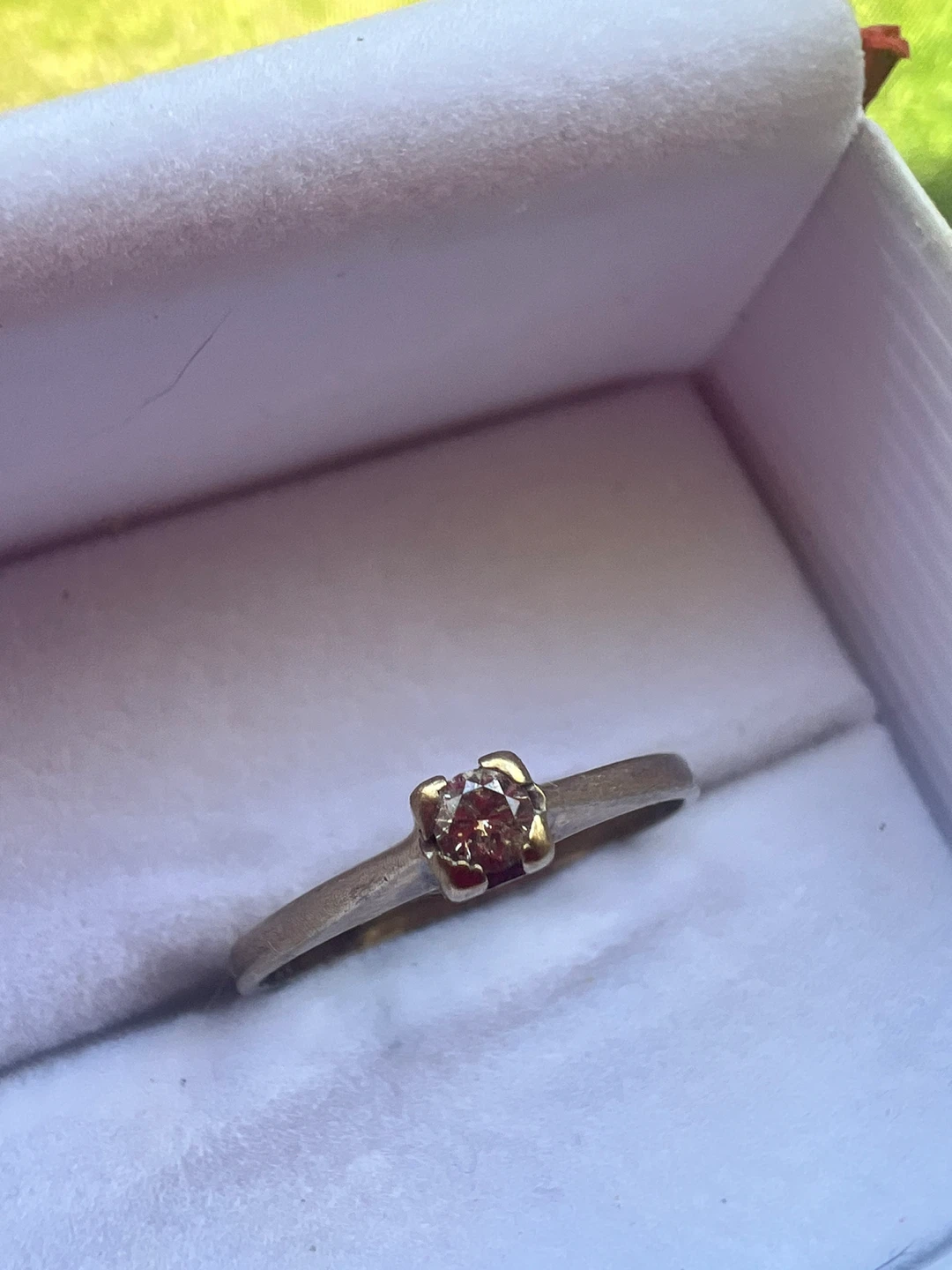 9 k Gold Diamond Ring - photo 4
