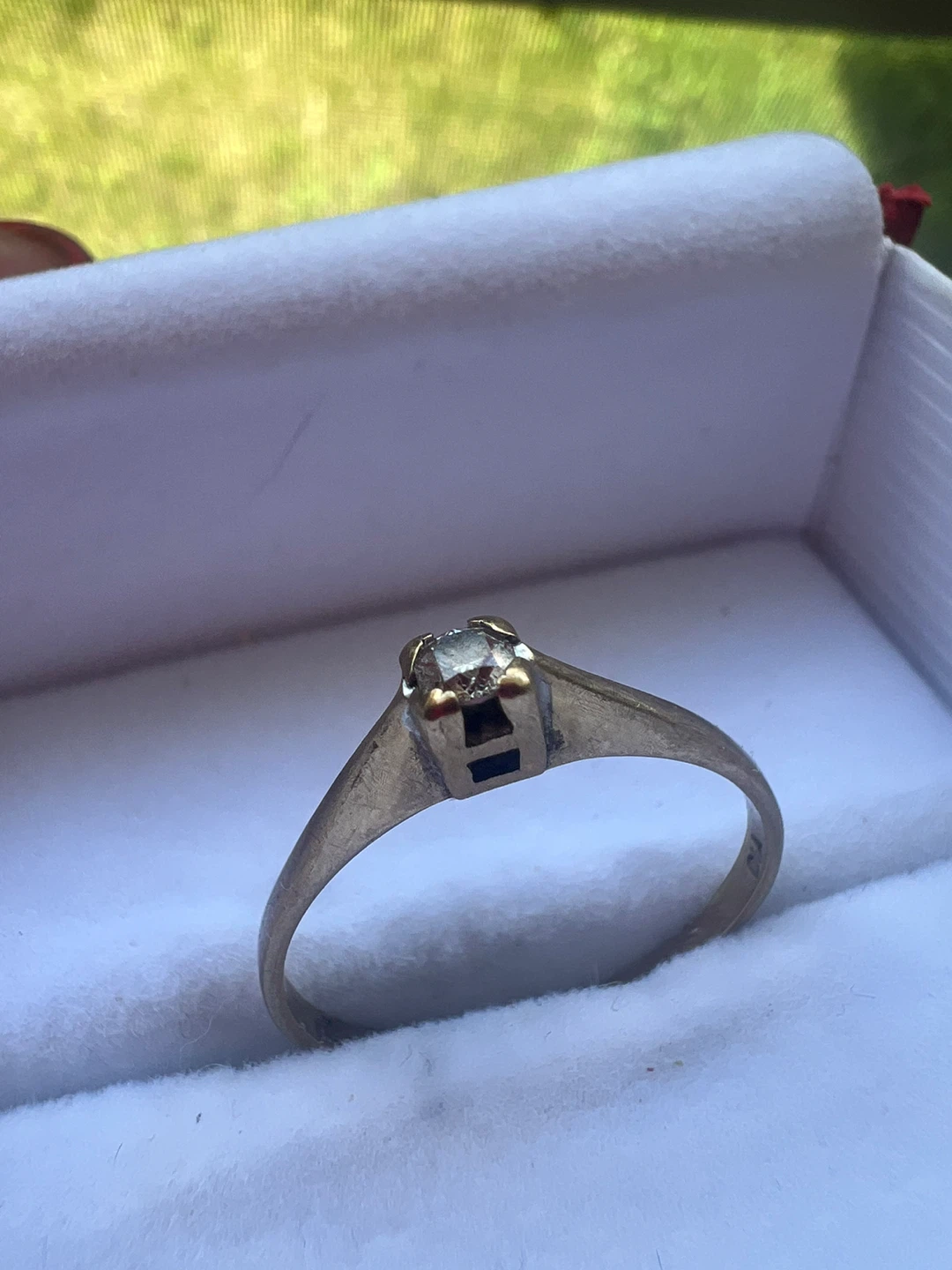 9 k Gold Diamond Ring - photo 3