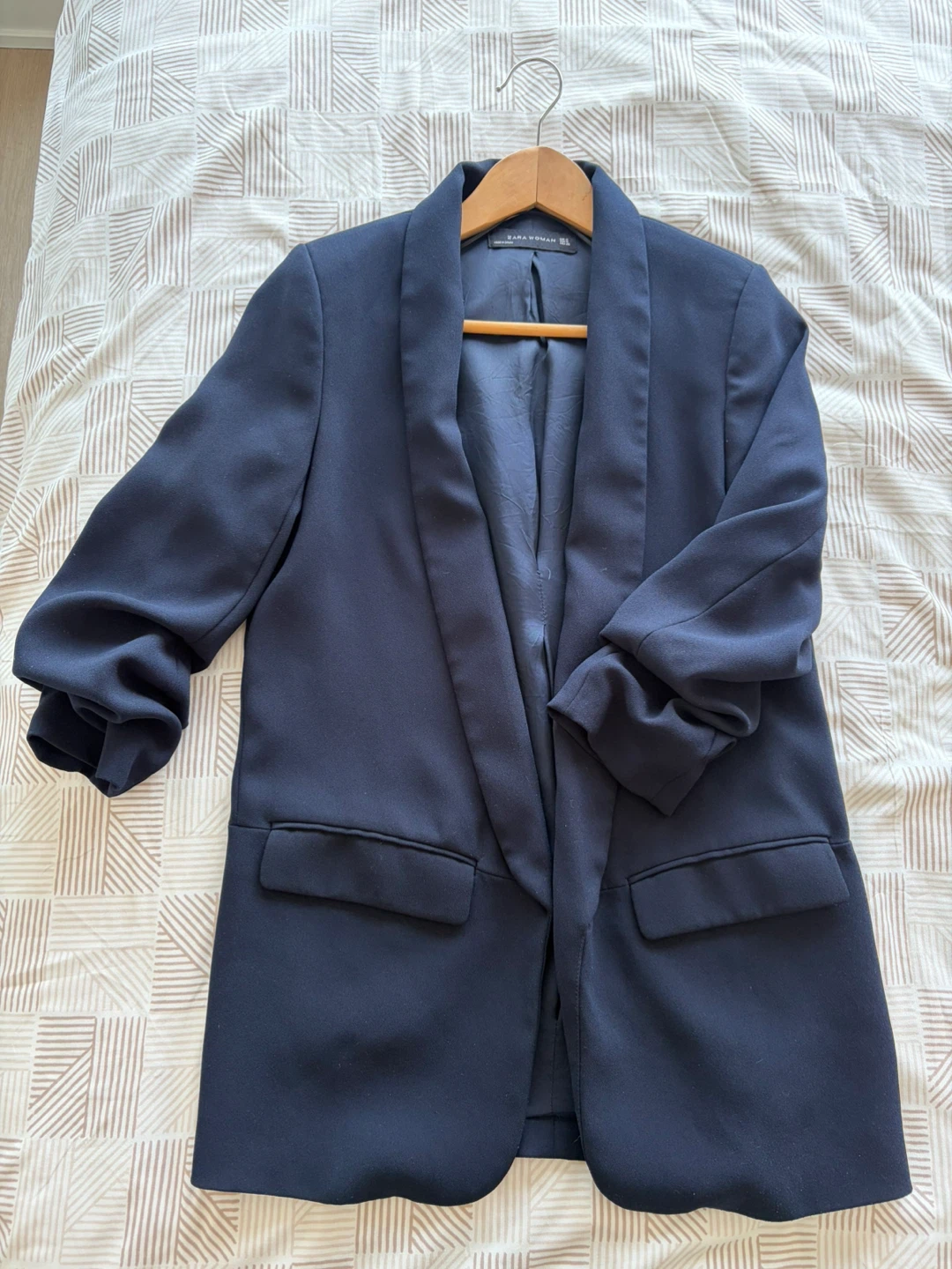 ZARA Woman Navy Blue Blazer Size S