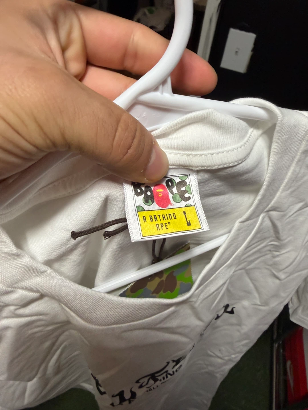 A Bathing Ape White T-Shirt Size M - photo 4