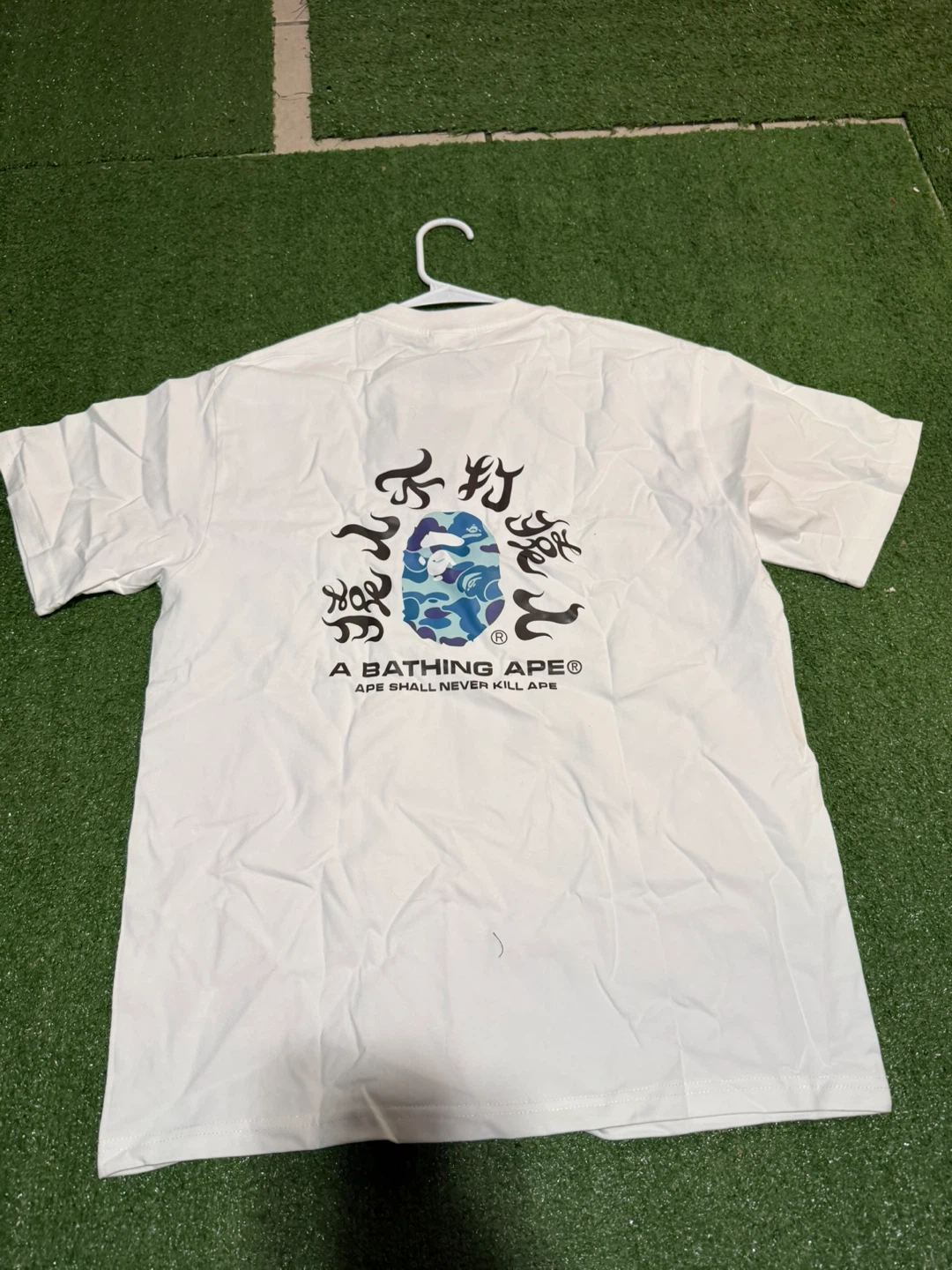 A Bathing Ape White T-Shirt Size M - photo 2