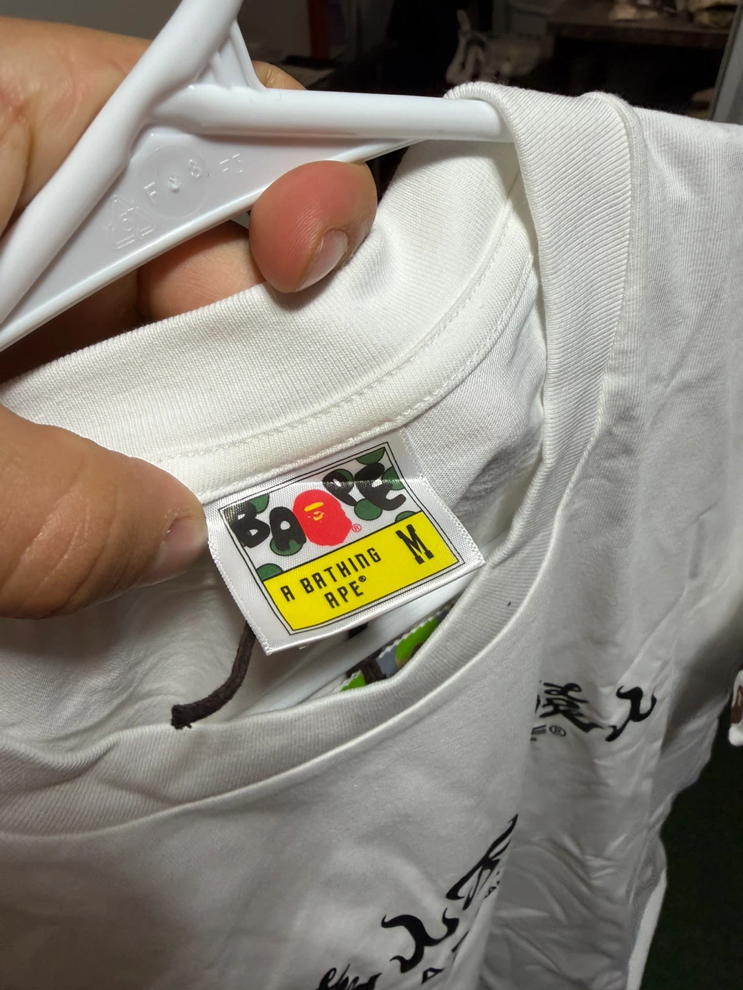 A Bathing Ape White T-Shirt Size M - photo 3
