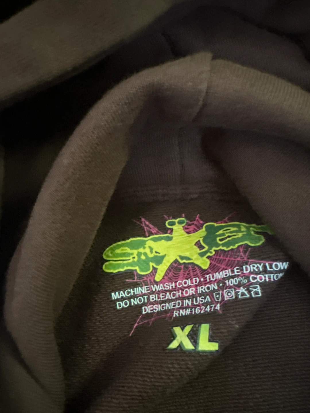 Spider Hoodie Brown XL - photo 4