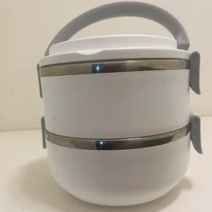 Kitchen Details 2 Tier Insulated Lunch Box Stainless Steel