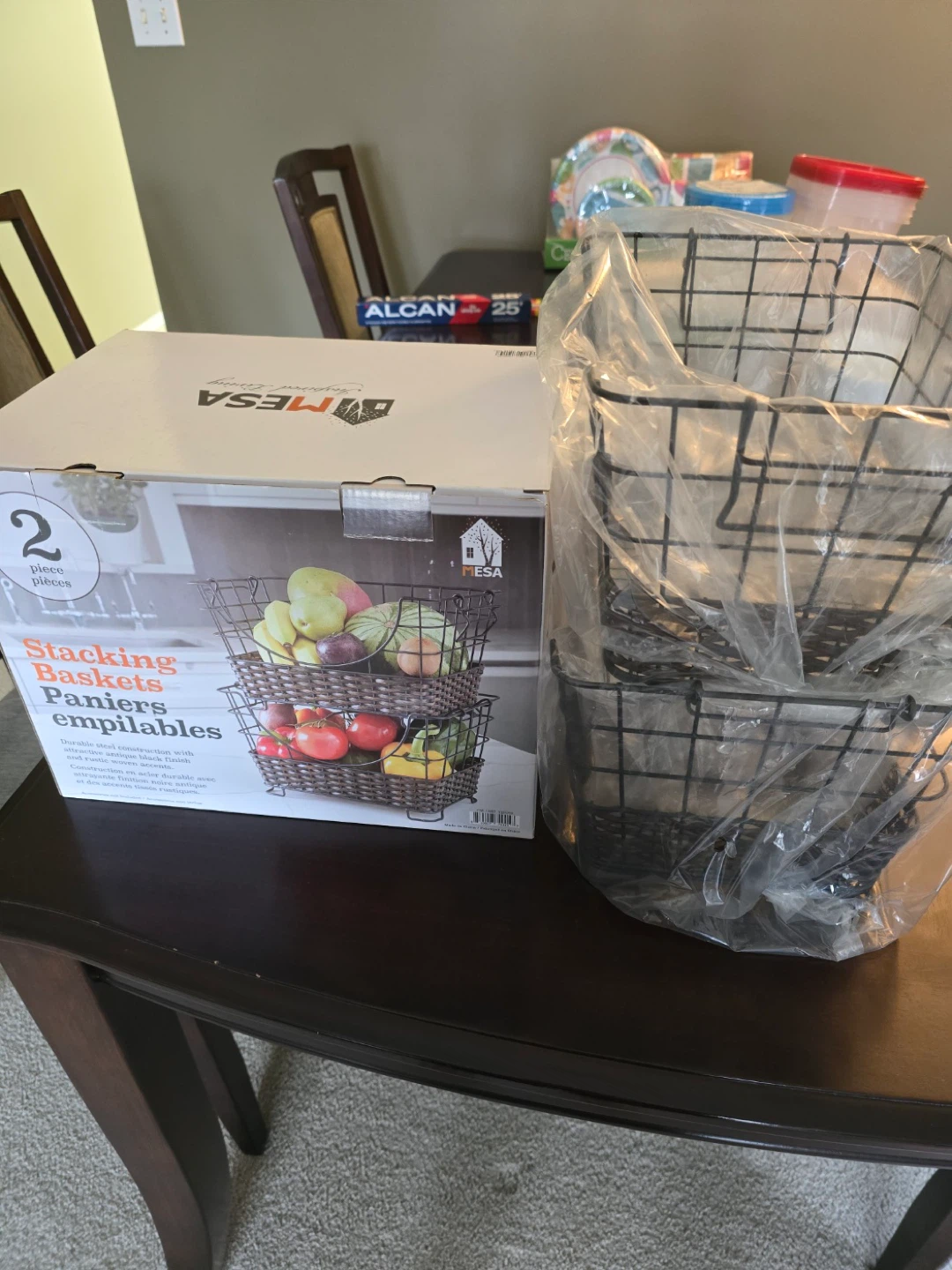 MESA 2 Piece Stacking Baskets