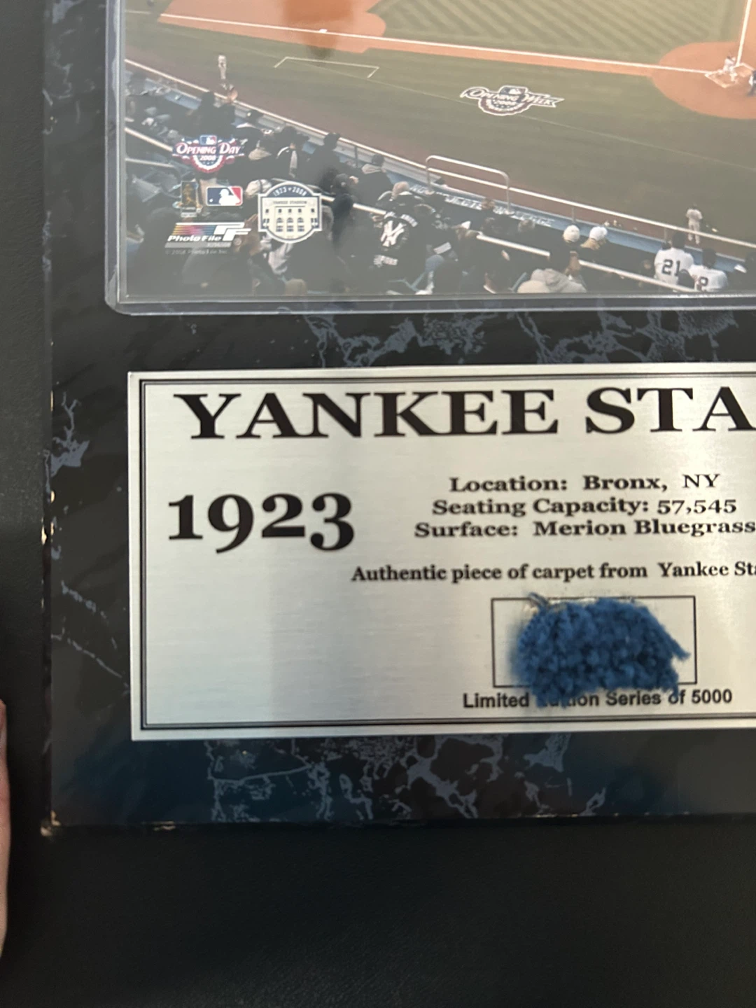 Yankee Stadium Authentic Carpet Piece - Limited Edition - photo 3