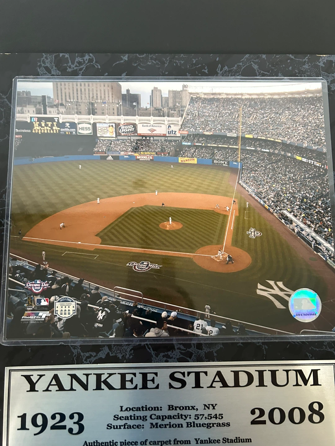 Yankee Stadium Authentic Carpet Piece - Limited Edition - photo 2