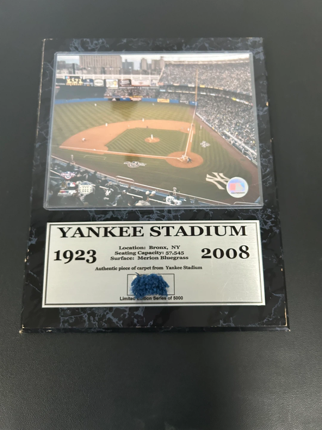 Yankee Stadium Authentic Carpet Piece - Limited Edition