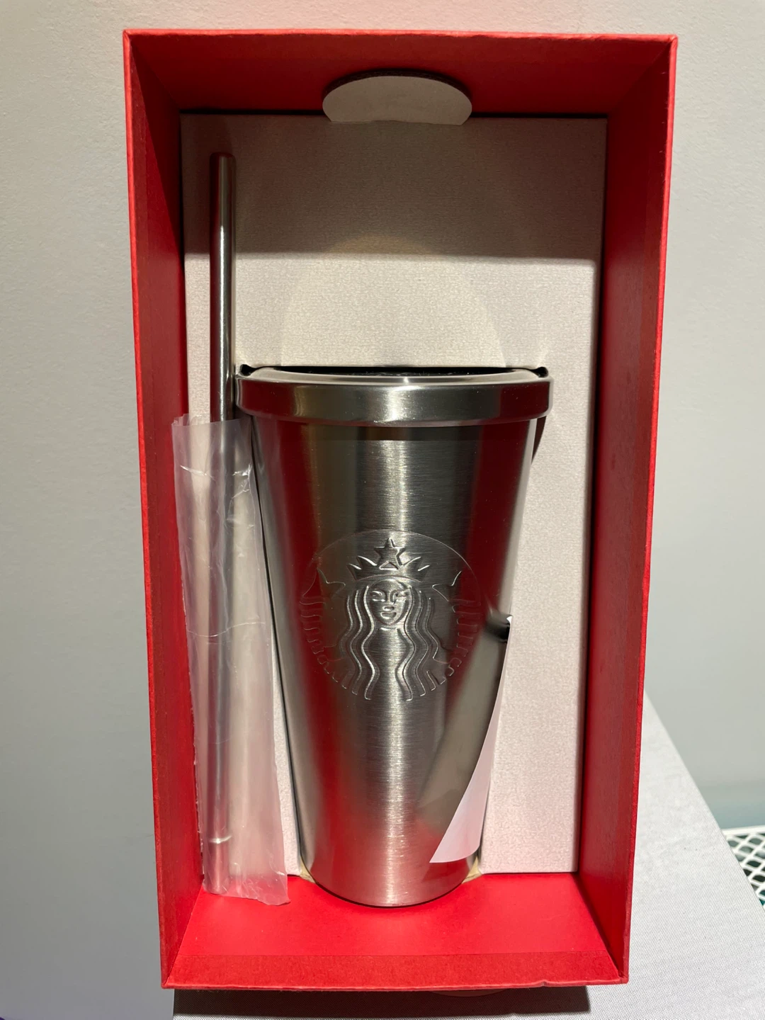 Starbucks Stainless Steel Tumbler with Straw and Box - photo 2