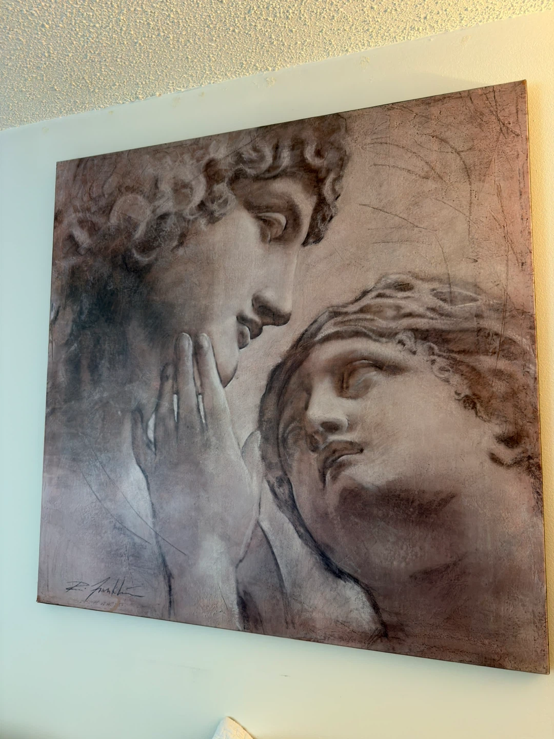 Wall Art Canvas Print - Romantic Figures - photo 2