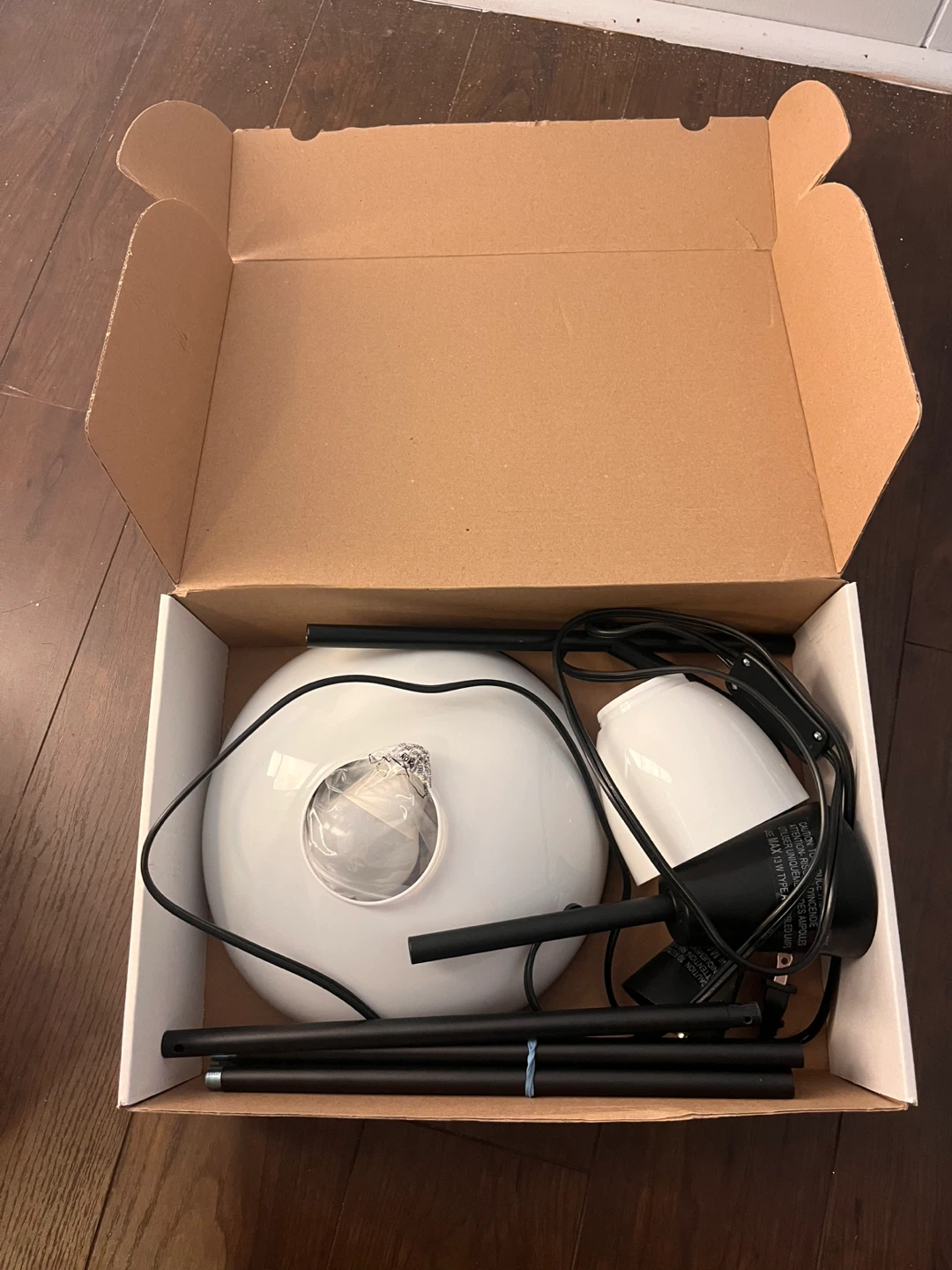 IKEA TÄGARP Floor Uplighter/Reading Lamp Black/White - photo 3