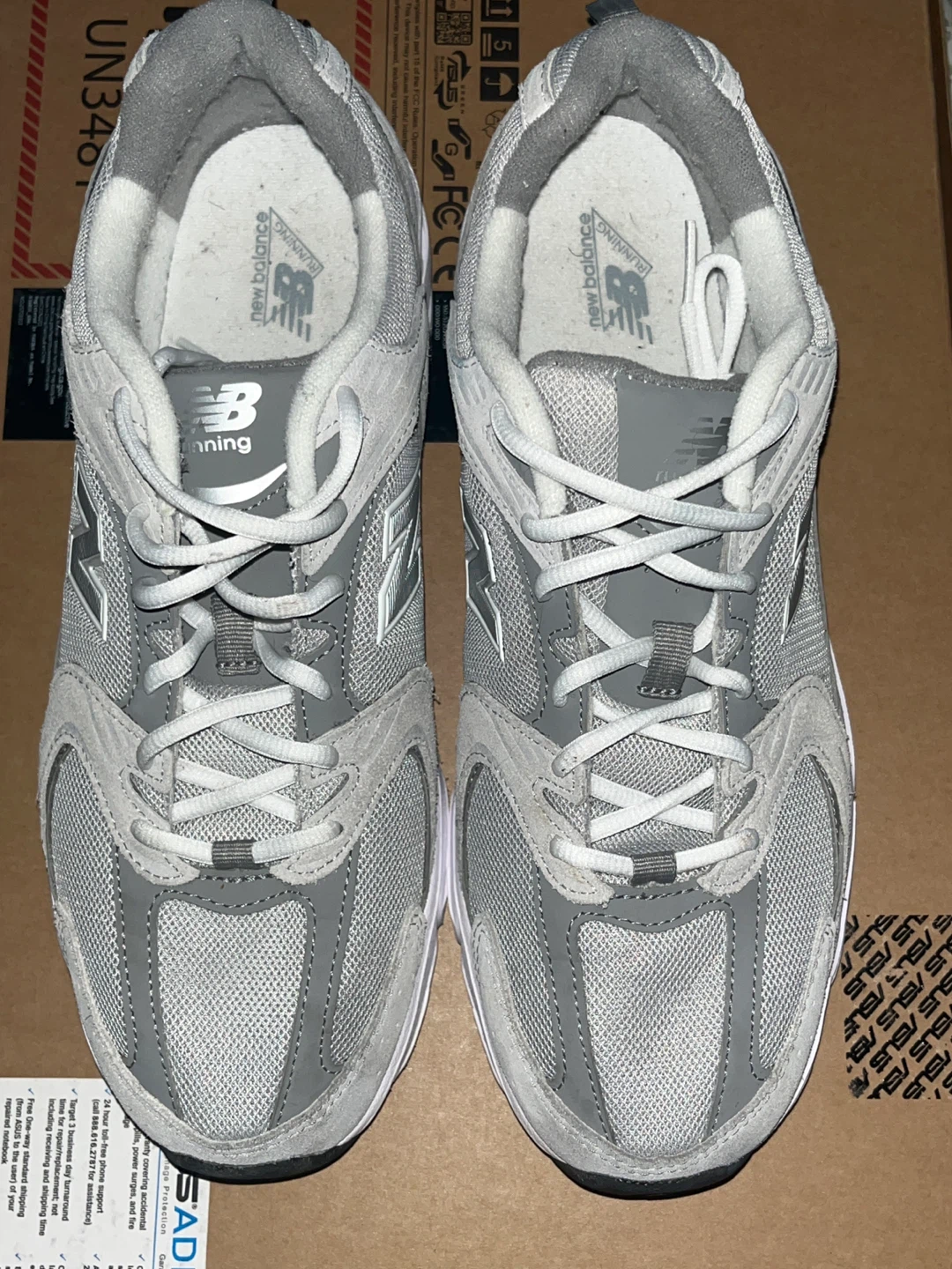 New Balance Running Shoes Grey Silver