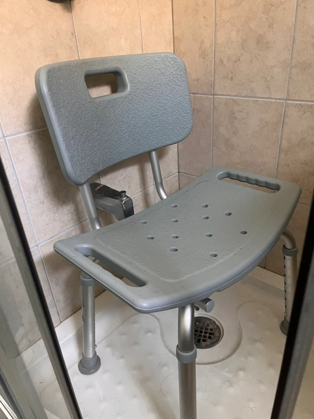 Shower Chair with Backrest - photo 2