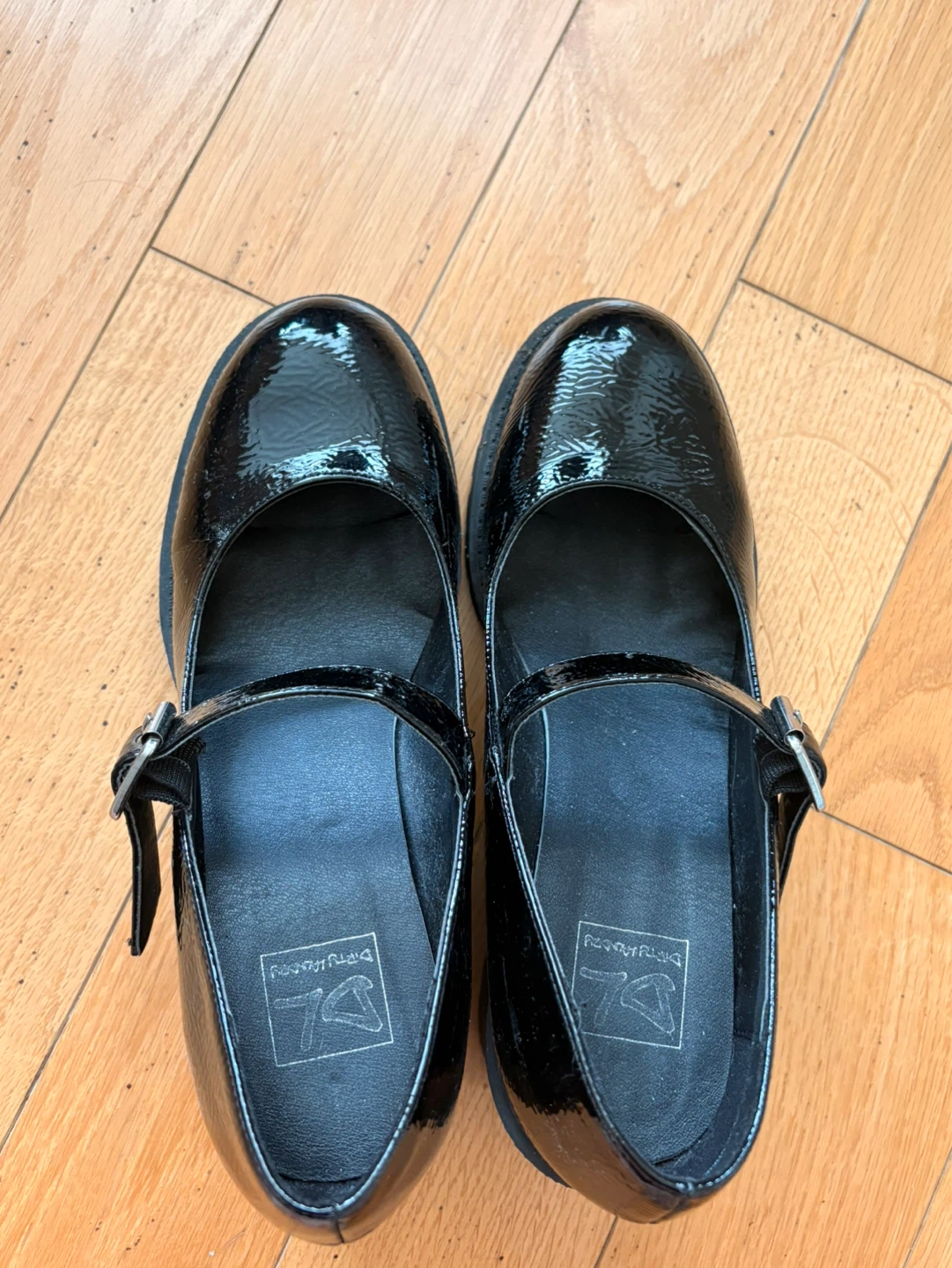 Dirty Laundry Black Patent Mary Jane Platform Heels - photo 3
