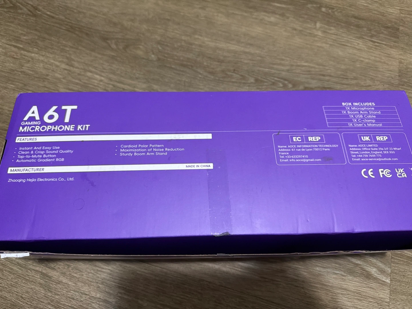 A6T Gaming Microphone Kit with Boom Arm - photo 4