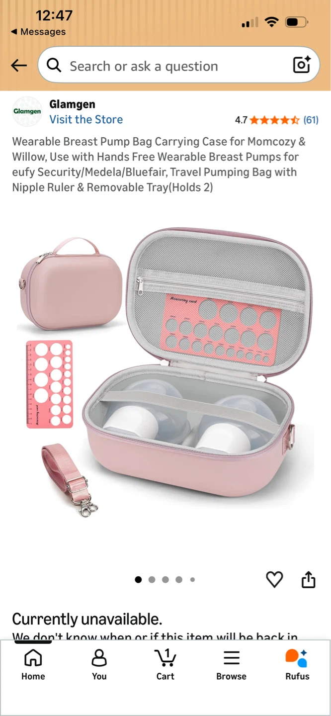 Momcozy Wearable Breast Pump Carrying Case - photo 4