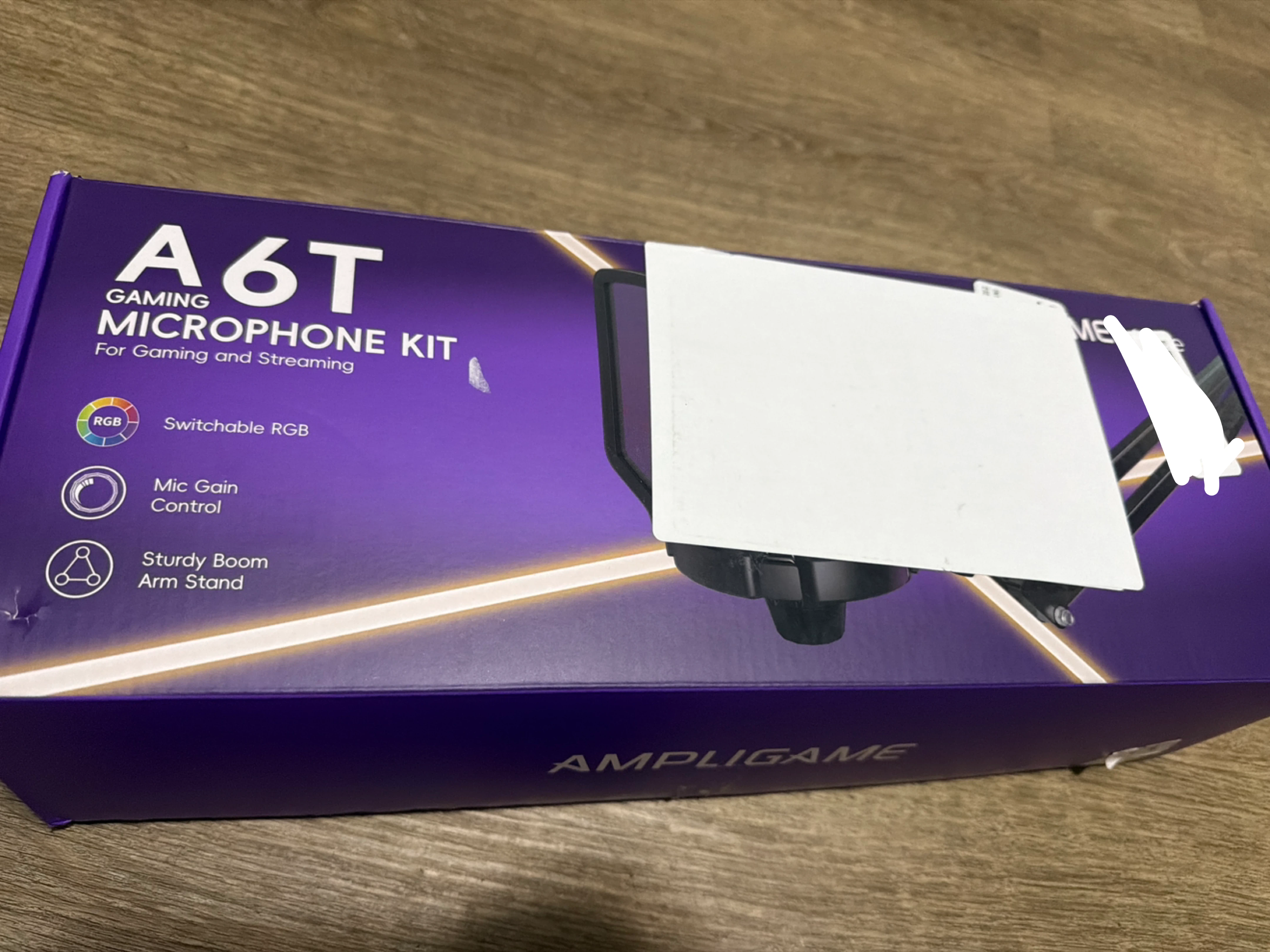 A6T Gaming Microphone Kit with Boom Arm