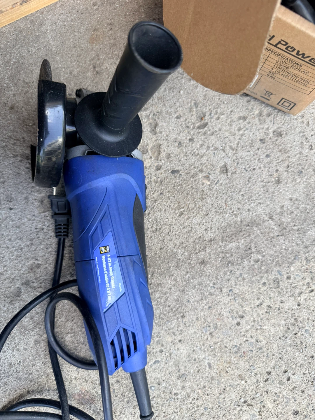 Powerfist 4-1/2 in. Angle Grinder