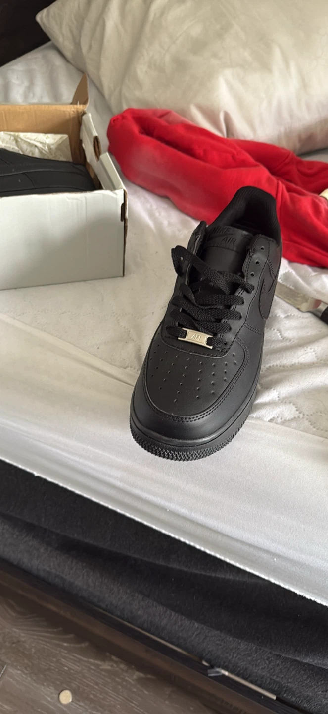 Black Air Force 1s (Brand New) - photo 2