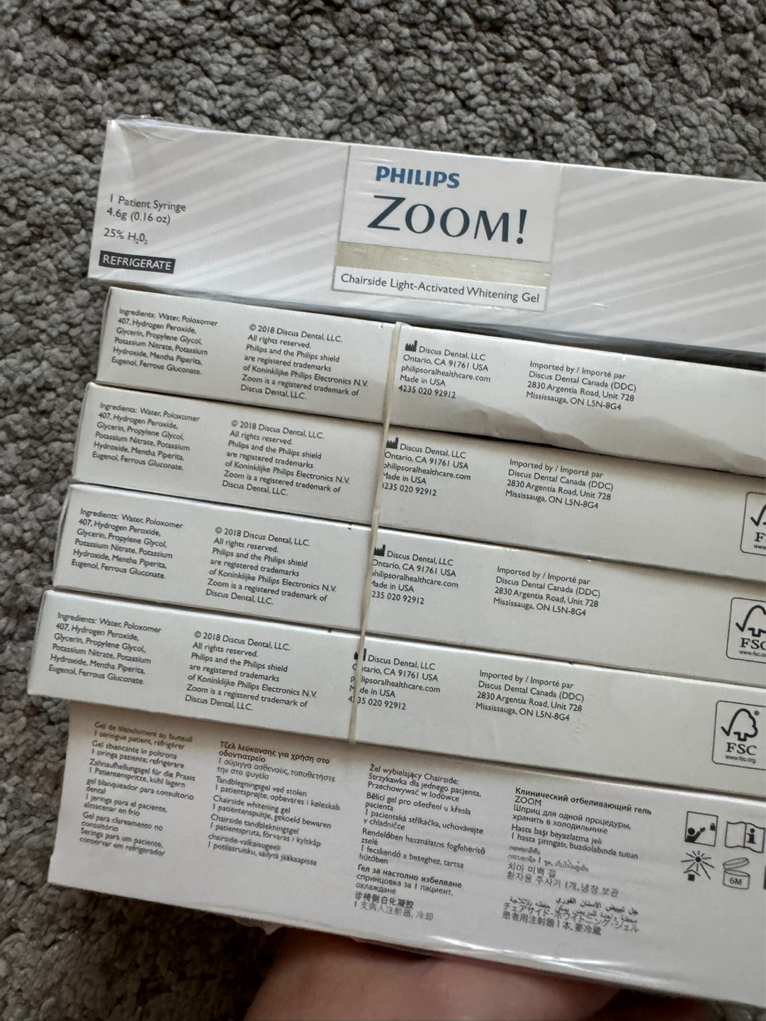 Philips Zoom! Chairside Light-Activated Whitening Gel (5 Pack) - photo 2