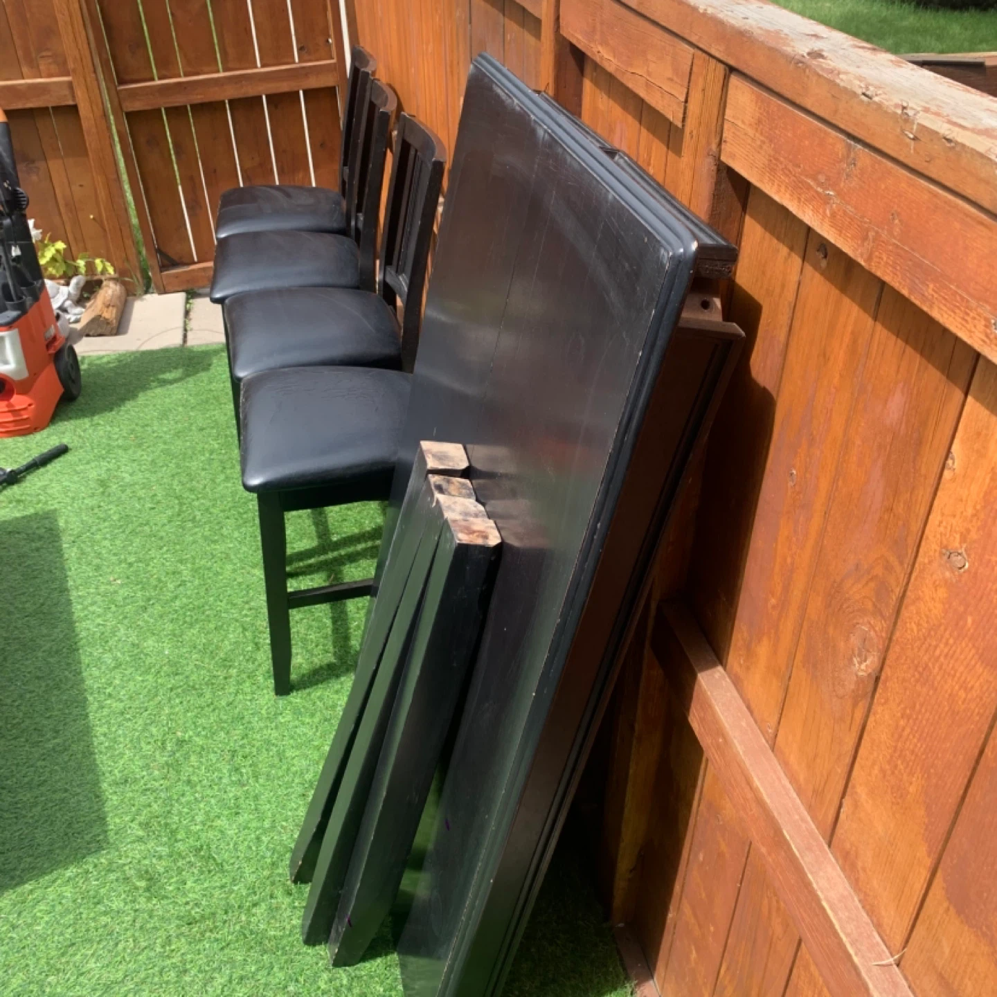 FREE Counter Height Dining Table Set 4 Bar Stools - photo 2
