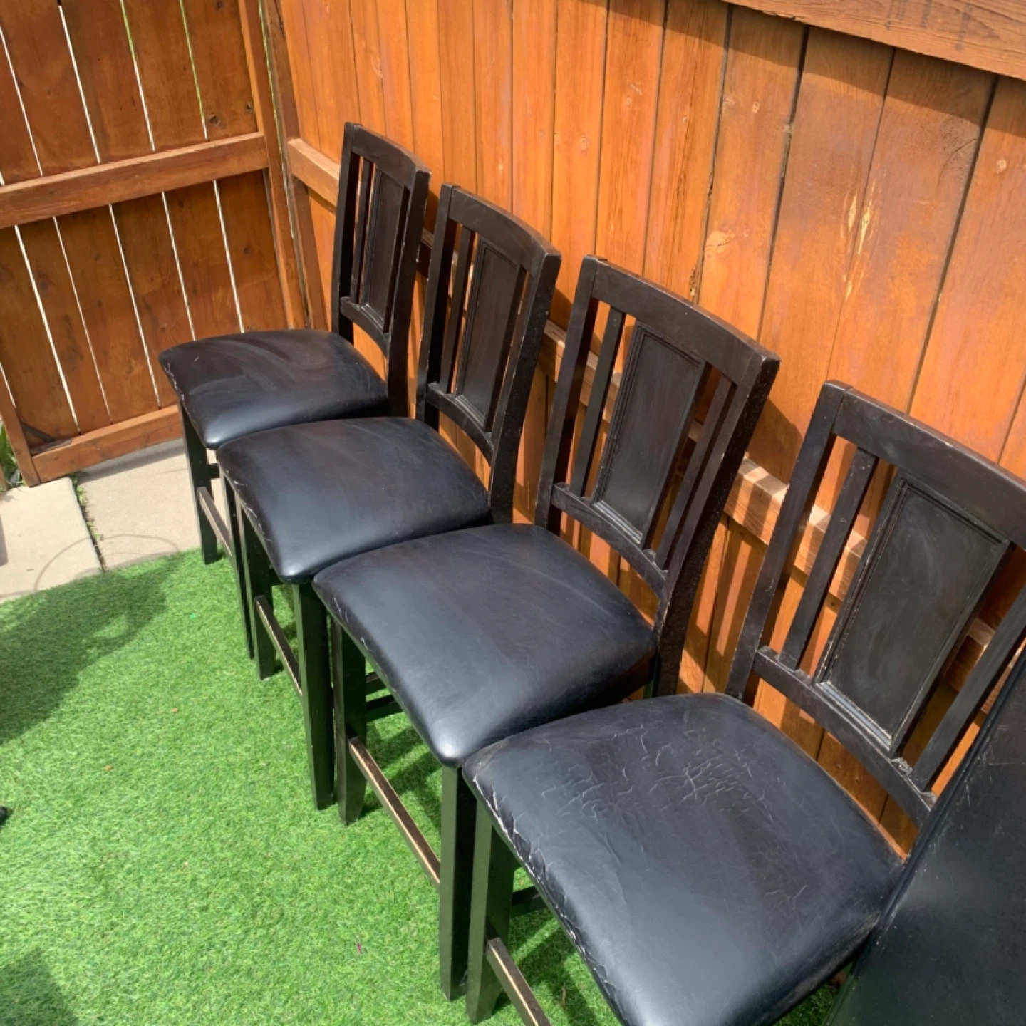 FREE Counter Height Dining Table Set 4 Bar Stools - photo 4