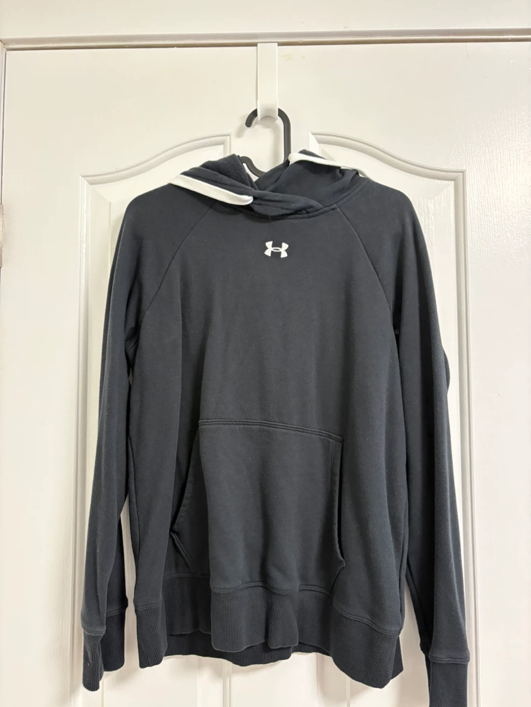 New Balance Grey Hoodie, black sweatshirt, UA Black hoodie - photo 2